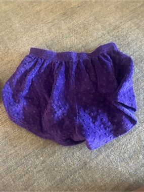 Plush Textured Purple Bubble Shorts - ACCEPTING OFFERS